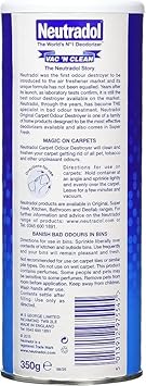 Neutradol Carpet Deodrant Vac & Clean 350G Odour Eater