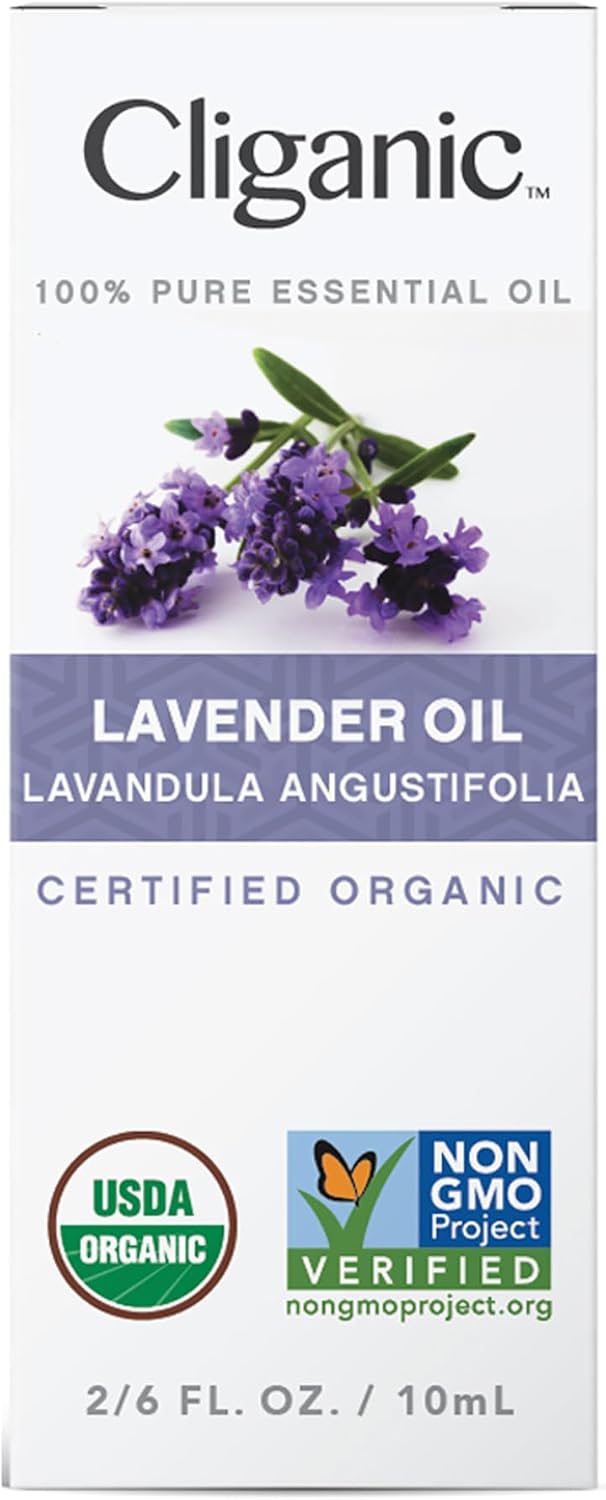 Cliganic USDA Organic Lavender Essential Oil - 100% Pure Natural Undiluted, for Aromatherapy Diffuser | Non-GMO Verified : Health & Household