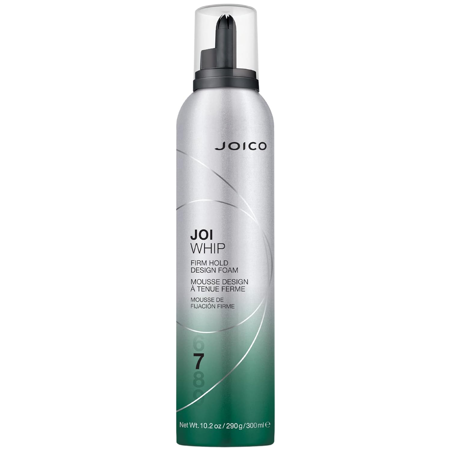 Joico Joiwhip Firm Hold Designing Foam | For Most Hair Types | Add Volume & Body | Boost Shine | Control Frizz & Flyaways | Heat, Humidity, & Pollution Protection | Silicone & Paraben Free | 300Ml