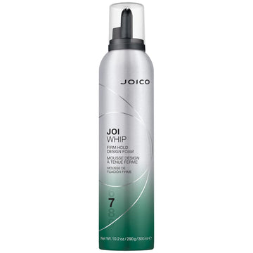 Joico Joiwhip Firm Hold Designing Foam | For Most Hair Types | Add Volume & Body | Boost Shine | Control Frizz & Flyaways | Heat, Humidity, & Pollution Protection | Silicone & Paraben Free | 300Ml