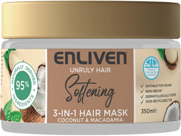 Enliven Fruits Coconut And Macadamia 3 In 1 Hair Mask
