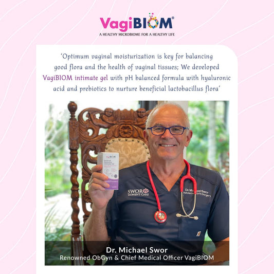 Biom Probiotics VagiBiom Vaginal External Gel: Hyaluronic acid Glutathione. Moisturize tissues; lightens vulvar darkening. Naturally Controls Dryness, NO PARABENS. VEGAN Maintain Optimal pH