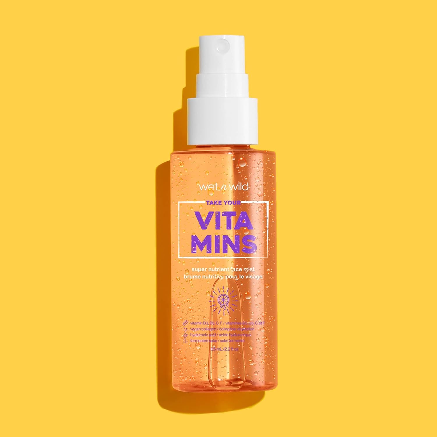 wet n wild Take Your Vitamins Super Nutrient Face Mist Clear Take Your Vitamins 1114736 : Beauty & Personal Care