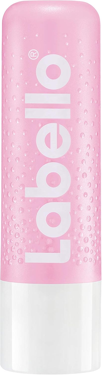 Labello Lip Stick, Travel Size, 24-Hour Moisture, Exfoliates With Sugar Particles, Rosehip Oil & Vitamin E