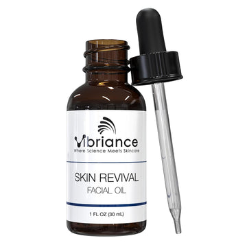 Vibriance Skin Revival Facial Oil - Vegan, Made In Usa With Natural Oils - Hydrating Face Oil For Dry Skin, With Vitamin E, Sea Buckthorn Oil, Camellia, Squalane Oil - Paraben-Free For Sensitive Skin