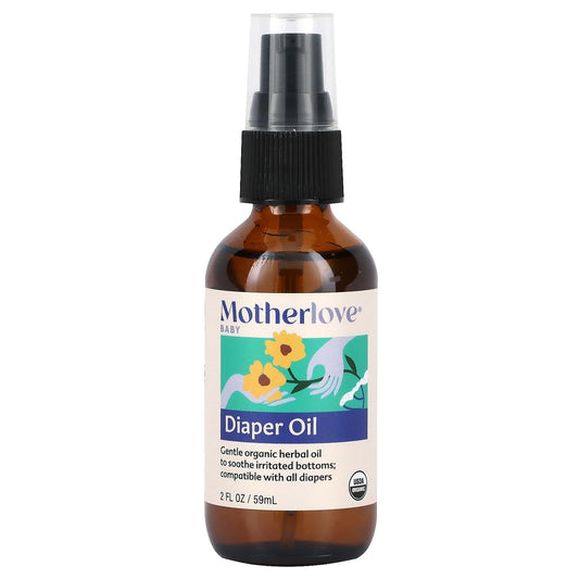 Buy Motherlove Diaper Oil (2 Oz) Soothing Vegan Diaper Rash Oil—Organic, Cloth Diaper Safe, Zinc Oxide- & Petroleum-Free On  Free Shipping On Qualified Orders