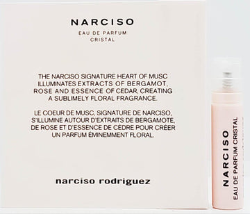 Narciso Rodriguez Cristal Eau De Parfum Women'S Perfume Spray Sample Vial 0.02Oz/0.8Ml
