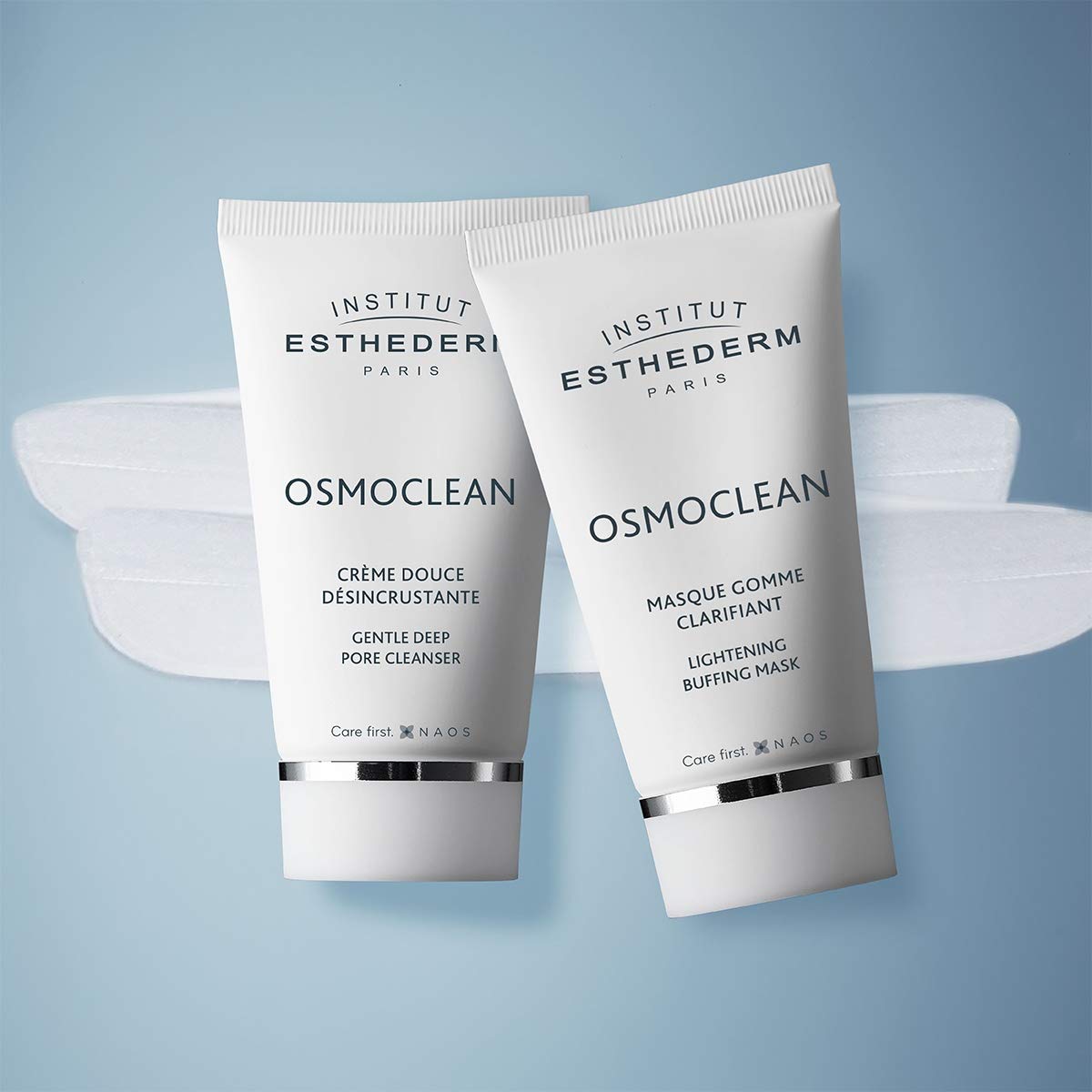 Institut Esthederm - Osmoclean Lightening Buffing Mask - Face, Neck And Décolleté - Rich Cream Mask - All Skin Types : Beauty & Personal Care