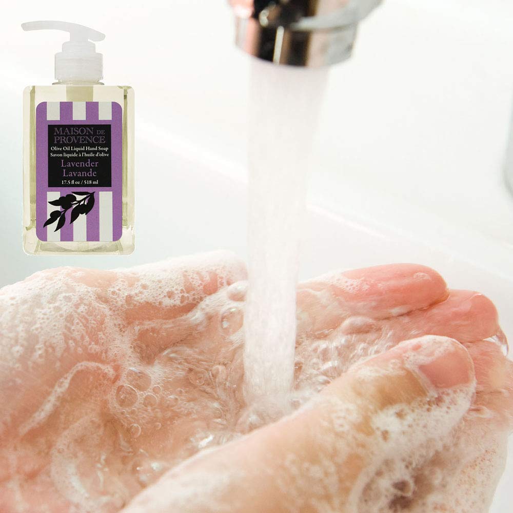 Olivia Care Liquid Hand Soap Rose & Essential Oils. All Natural - Cleansing, Germ-Fighting, Moisturizing Hand Wash For Kitchen & Bathroom - Gentle, Mild & Natural Scented - 18.5 Oz : Beauty & Personal Care