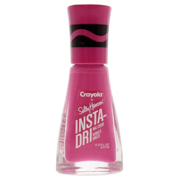 Sally Hansen Insta Dri Crayola Schools Out Razzle Dazzle Rose, .3 Oz, Pack Of 1