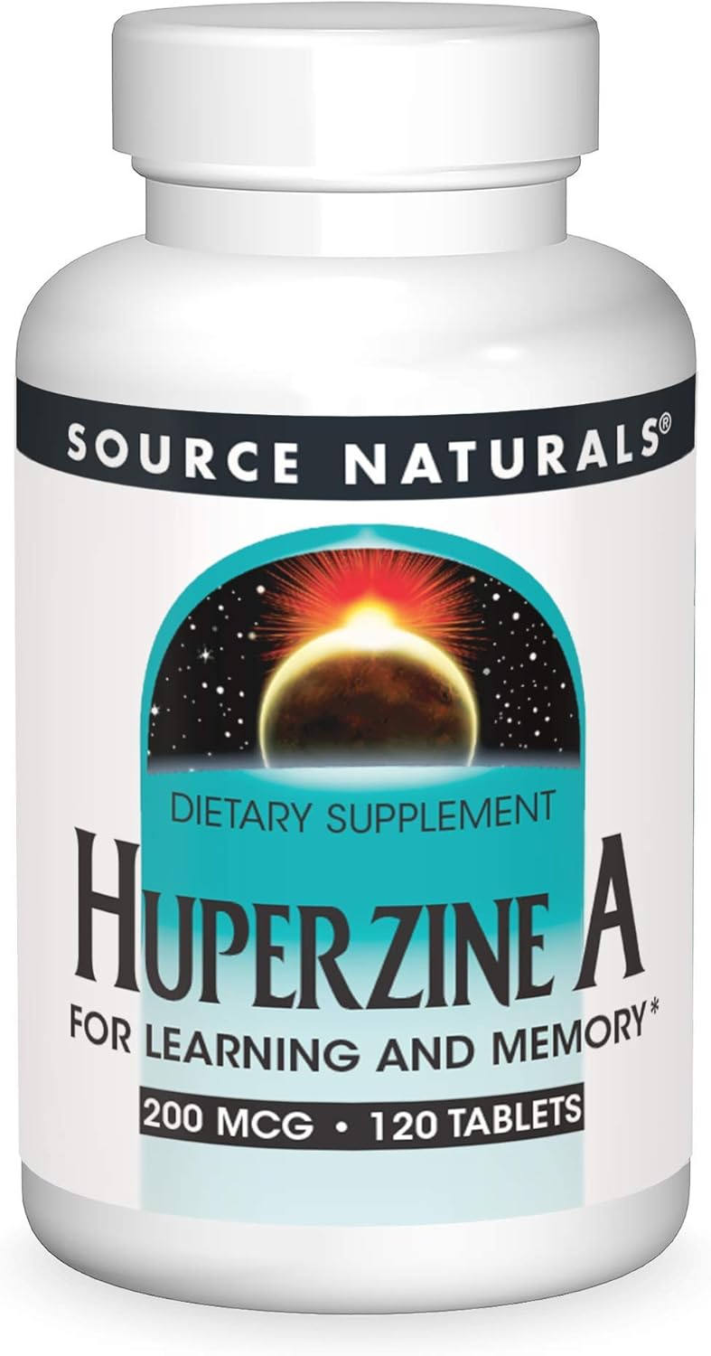 Source Naturals Huperzine A, For Learning & Memory* 200 Mcg - 120 Tablets