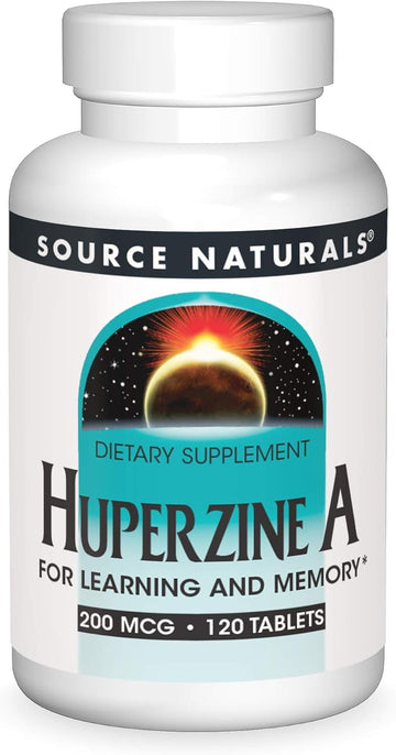 Source Naturals Huperzine A, For Learning & Memory* 200 Mcg - 120 Tablets