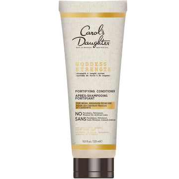 Carol'S Daughter Goddess Strength Fortifying Conditioner For Wavy, Coily And Curly Hair, Sulfate Free Conditioner With Castor Oil For Weak Hair, 11 Fl Oz