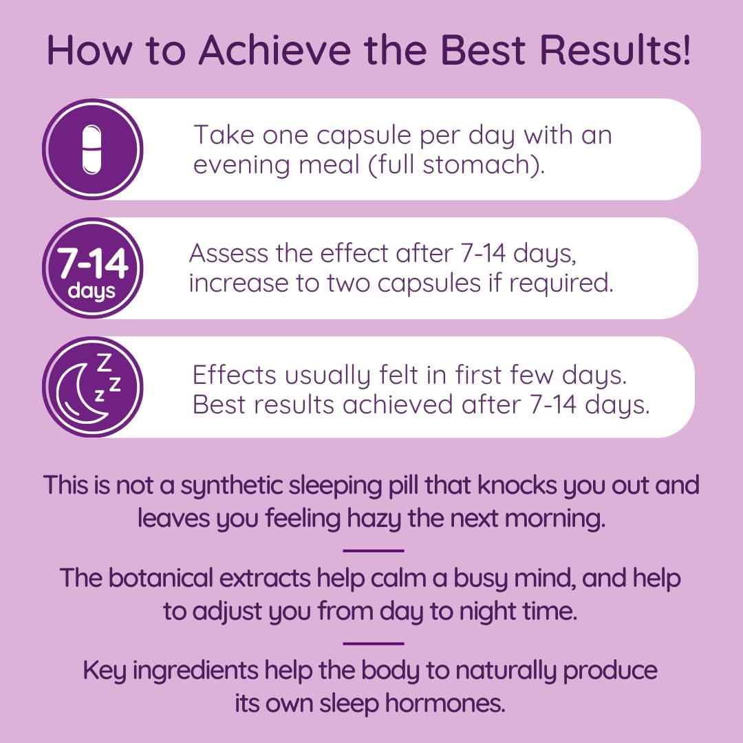 WELL ACTUALLY Neuro Night 10X - Sleep Supplement for Adults, Relax & Unwind, with Griffonia, Montmorency Cherry, Schisandra, Magnesium & Zinc, Chamomile, Reishi, Hops, Lemon Balm, Vitamin B6 (60 Caps) : Amazon.co.uk: Health & Personal Care