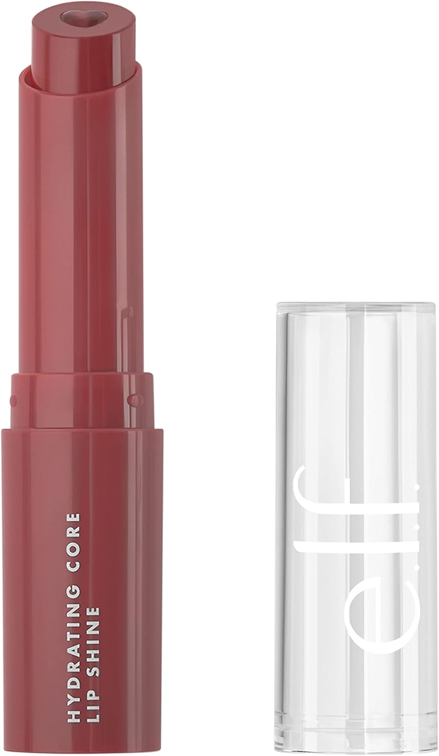 E.L.F. Hydrating Core Lip Shine, Conditioning & Nourishing Lip Balm, Sheer Colour Tinted Chapstick, Happy