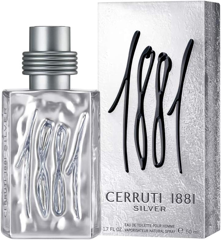 Cerruti 1881 Silver Eau De Toilette 50Ml Aftershave - Iconic Fragrance From An Approved Stockist