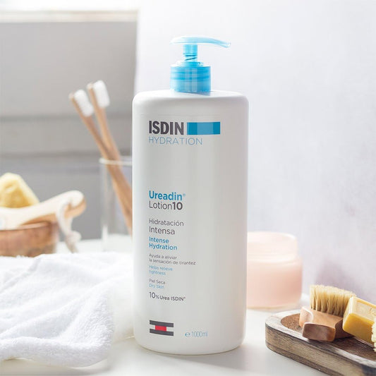 ISDIN Ureadin Lotion 10 (1000ml) | Body Lotion providing Intense Hydration for Dry Skin 10% Urea