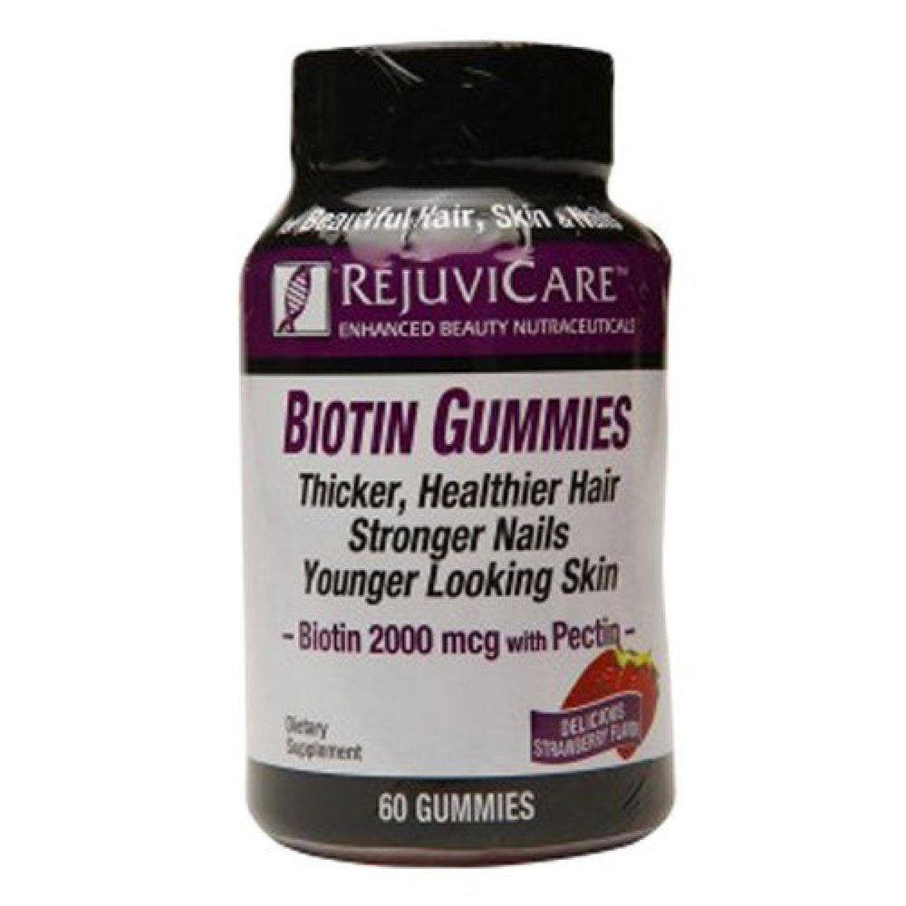 Rejuvicare Biotin Gummies 10,000mcg for Beautiful Hair, Skin and Nails, 30 servings : Beauty & Personal Care