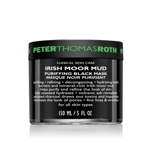 Peter Thomas Roth | Irish Moor Mud Purifying Black Mask | Decongesting Facial Mask, Helps Reduce the Look of Pores, Fine Lines and Wrinkles 5 Fl Oz (Pack of 1) : Beauty & Personal Care