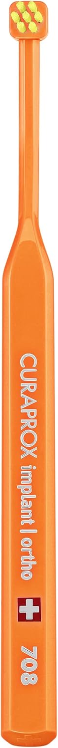 Curaprox Cs708 Implant/Ortho Brush, Multicolor