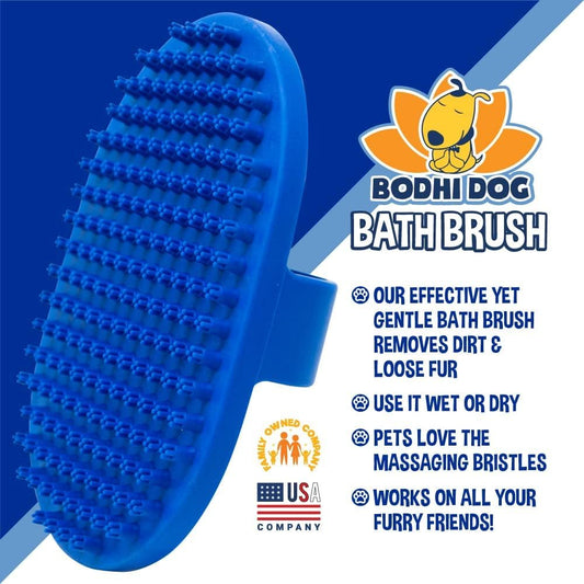 Bodhi Dog Grooming Shampoo Brush + Stainless Steel Comb Bundle