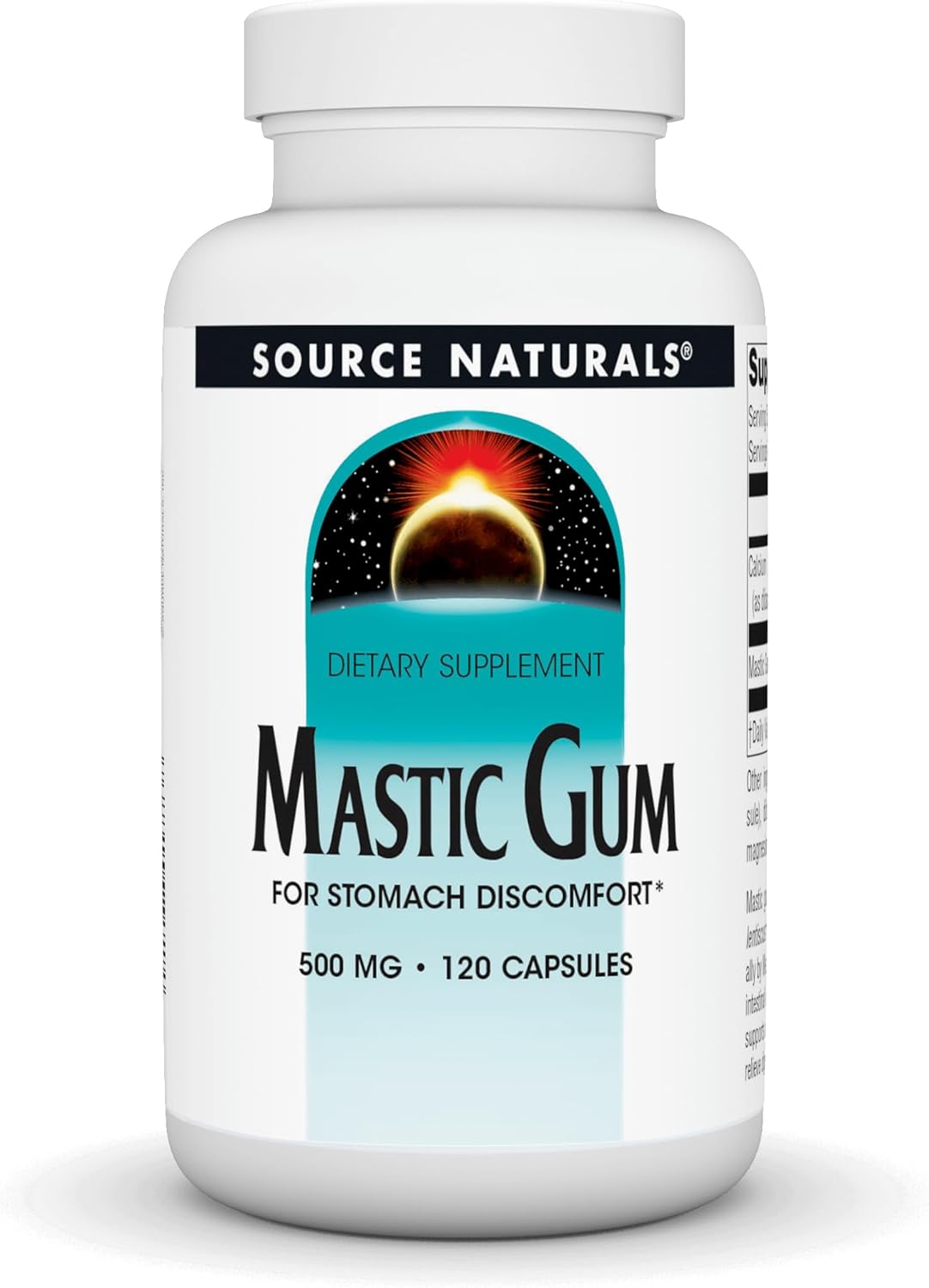 Source Naturals Mastic Gum For Stomach Discomfort* 500 Mg - 120 Tablets