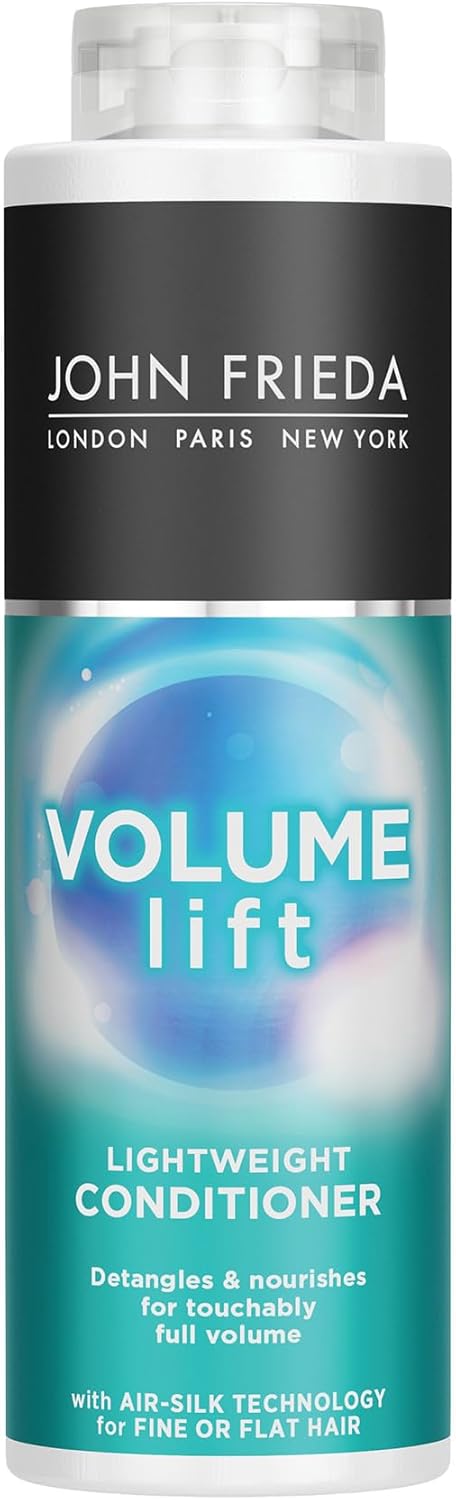 John Frieda Volume Lift Lightweight Conditioner 500 Ml, Conditioner For Flat, Fine Hair, Conditioner Value Pack