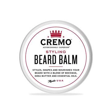 Cremo Styling Beard Balm, Wild Mint Beard Balm, Nourishes, Shapes and Styles Longer, Fuller Beards, 2 Ounces (Packaging May Vary)