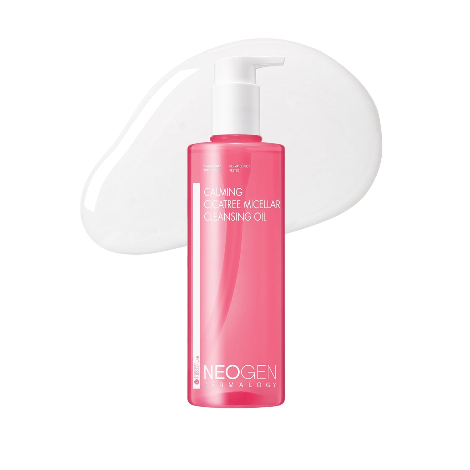 Neogen Calming Cleansing Oil Cica Tree Micellar 10.14Fl.Oz(300Ml) - Cleansing Oil For Sensitive Skin/Korean Skin Care/K-Beauty