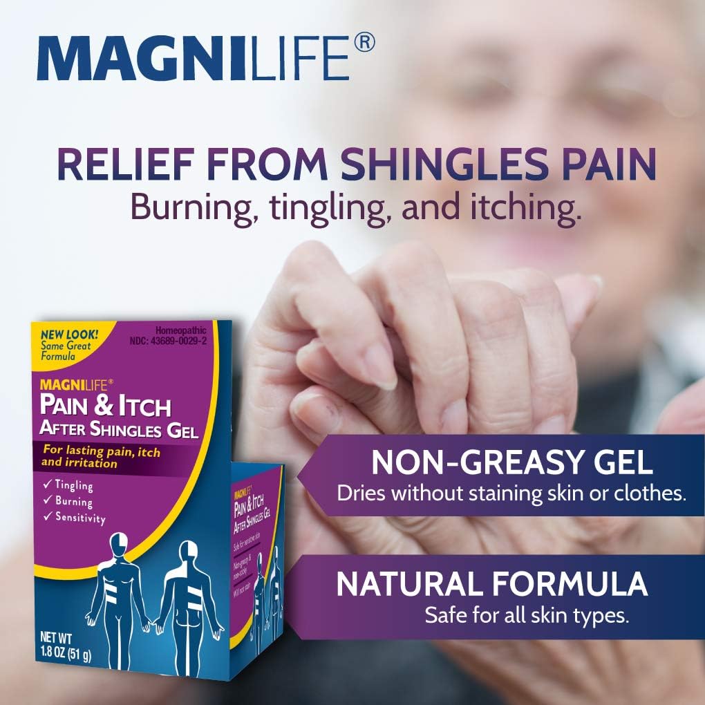 MagniLife Pain and Itch Relief Gel, Naturally Relieve Tingling, Irritation and Sensitivity with Jasmine and Mezereon - 1.8oz : Health & Household