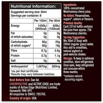 Cherry Active Concentrate Juice 237Ml