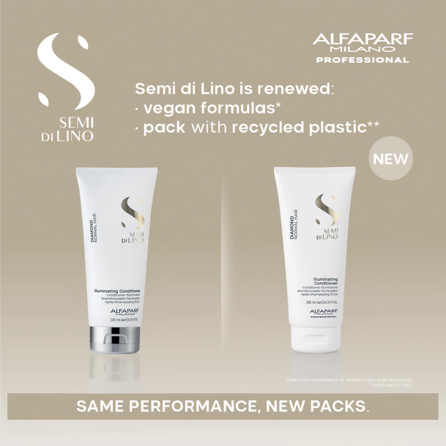 Alfaparf Milano Semi Di Lino Diamond Illuminating Conditioner - Moisturizing Conditioner For Normal And Color Treated Hair - Sulfate & Paraben Free Professional Hair Care (6.76 Oz) : Beauty & Personal Care