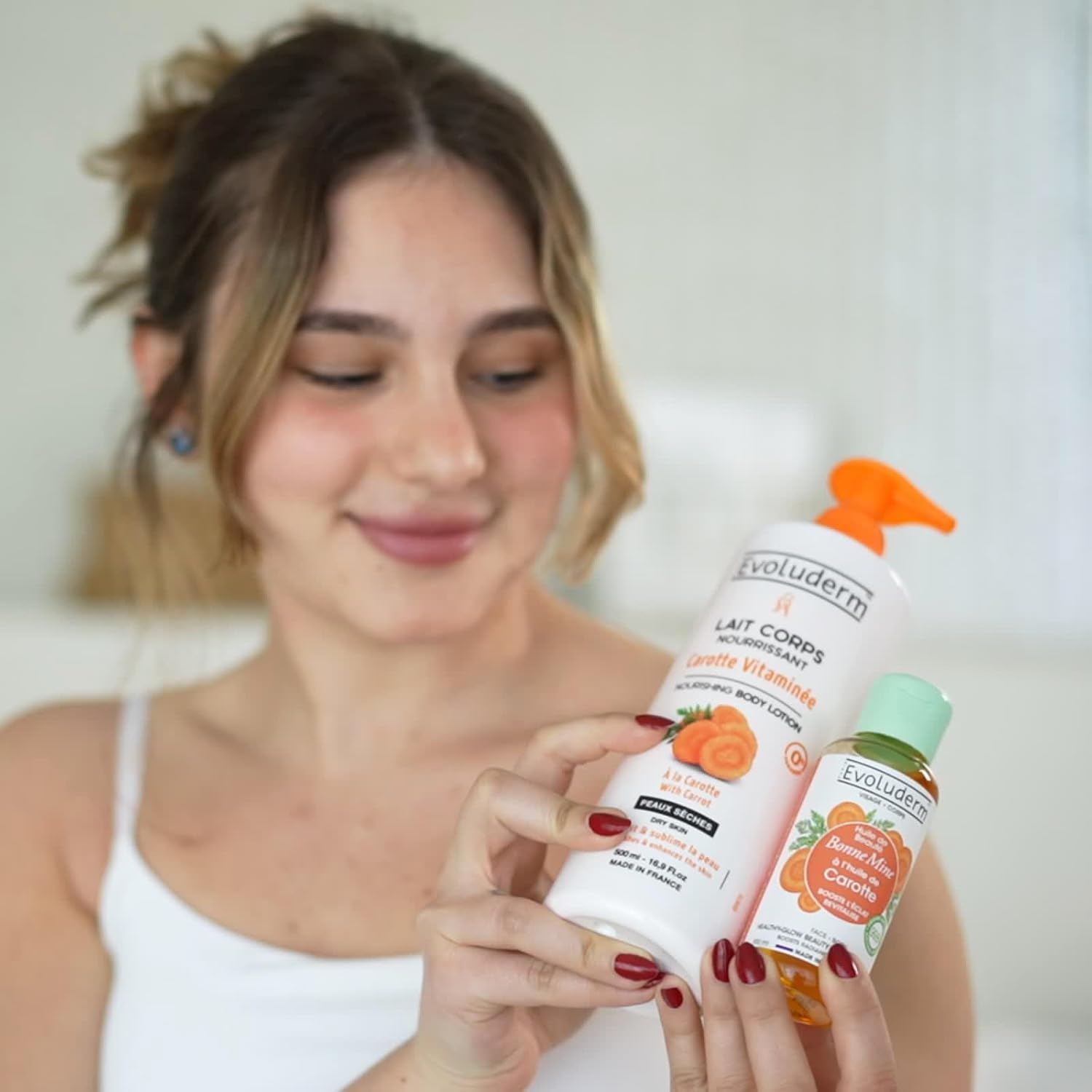 Carrot Vitaminized Nourishing Body Milk By Evoluderm : Beauty & Personal Care