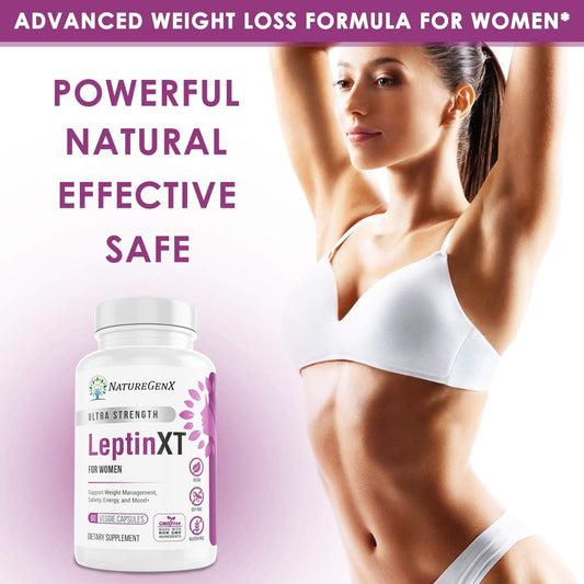 Leptinxt - Leptin Supplements For Weight Loss For Women, Healthy Fat Burner Pills, Advanced Strength Fat Burners For Women Weight Loss, Ideal Womens Fat Burner & Diet Pills, 60 Ct