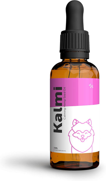 Dog's Lounge - KALMI - Fast-acting Calming Supplement for Stressed Dogs | 100% Natural Hemp Seed Oil | Omega 3 6 9 Fatty Acids | 50ml