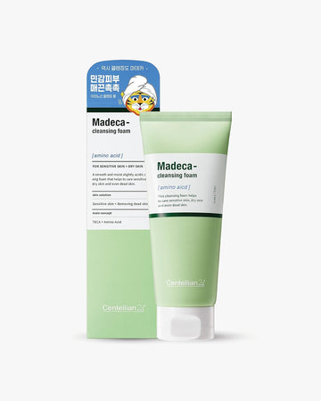 Centellian 24 Valentines Day Gifts Cleansing Foam (5.64 Oz) With Centella Asiatica, Teca, Amino Acid. Hypoallergenic Korean Face Wash. Gentle Exfoliating Daily Cleanser By Dongkook Pharmaceutical