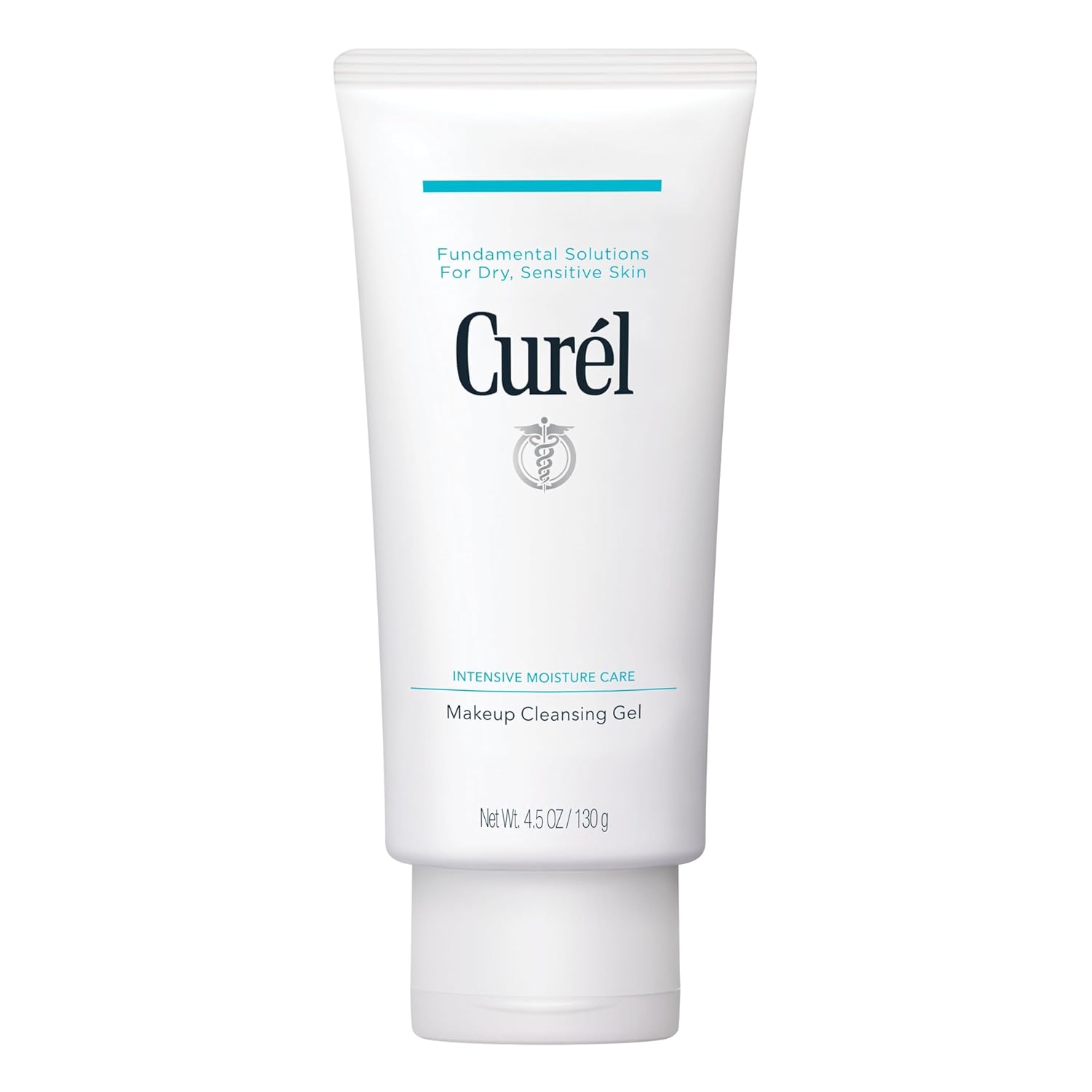 Curel Japanese Skin Care Makeup Cleansing Gel, Gentle Facial Cleanser for Dry, Sensitive Skin, pH-Balanced and Fragrance-Free Japanese Skincare, 4.5 oz (Step 1 of 2-Step Skincare)