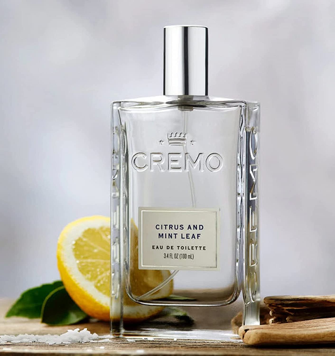 Cremo Citrus & Mint Leaf Cologne Spray, A Cool, Refreshing Scent with Notes of Fresh Mint, Citron, Cedar and Moss, 3.4 Fl Oz : Beauty & Personal Care