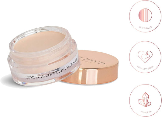 Complete Cover Up Concealer From Sculpted By Aimee (Porcelain 1.0) – 6G Cruelty-Free Mineral Cream Concealer For Coverage Of Spots, Scars, Blemishes & Redness