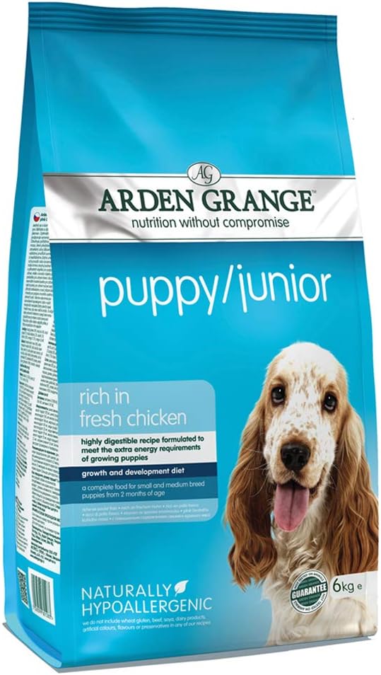 Arden Grange Puppy/Junior Dry Dog Food Rich in Fresh Chicken, 6 kg?PJN6119