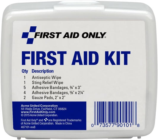 First Aid Only Physicianscare On-The-Go Emergency First Aid Kit For Home, Work, And Travel, 13 Pieces