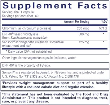 Pure Encapsulations Purelean Satiety | 60 Capsules