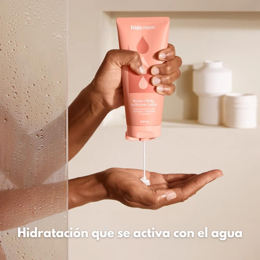Frida Mom Prgenancy Belly Cream, In Shower Body Lotion for Fully Body and Bump, Moisturizing Lotion for Pregnant Dry and Stretched Skin, 6oz : Beauty & Personal Care
