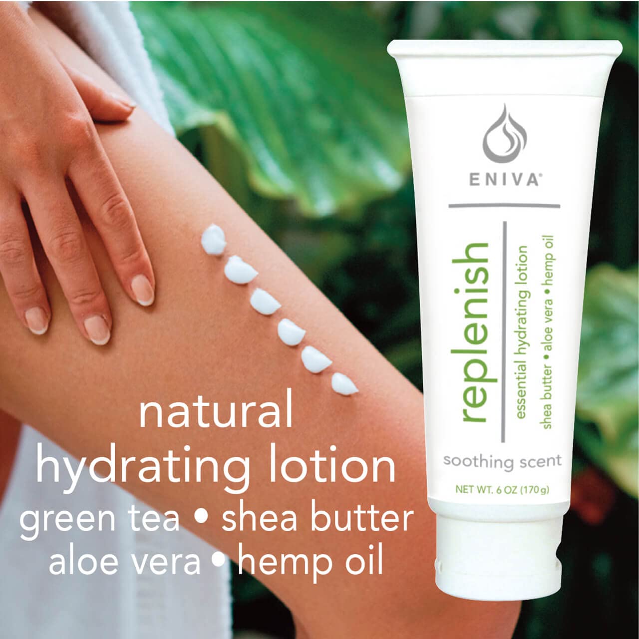 Eniva Premium Moisturizing Cream Body And Face Moisturizer For Dry Skin Replenish Natural Hydrating Lotion | Non-Greasy | Light Fragrance | (6 Oz) : Beauty & Personal Care