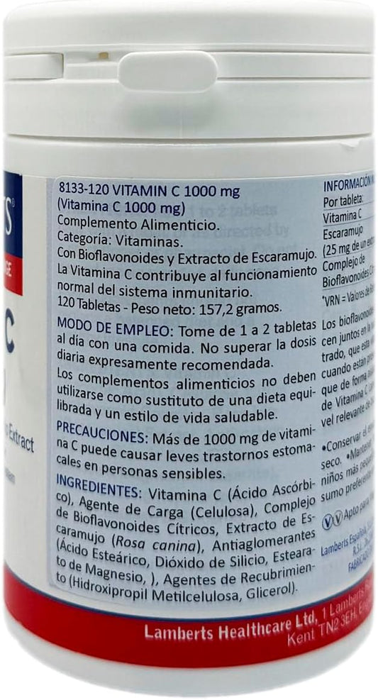 Lamberts Vitamin C 1000Mg 120 Tablets