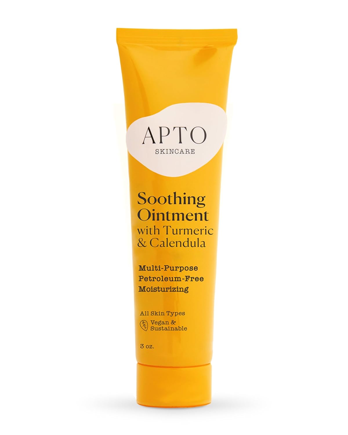 Soothing Ointment W/Turmeric & Calendula: Ultra-Moisturizing Barrier Cream For Dry, Chapped Skin On Your Body, Face, Or Lips, 3 Oz