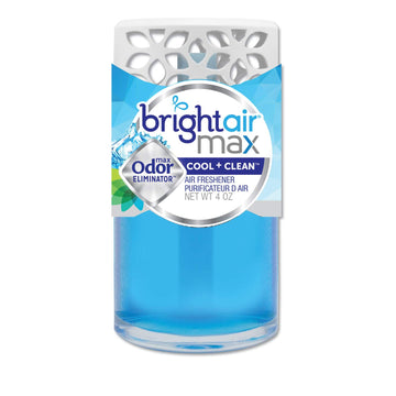 Bright Air Max Cool + Clean Odor Eliminator, Blue, 4 Ounce (Pack of 1) (900439)