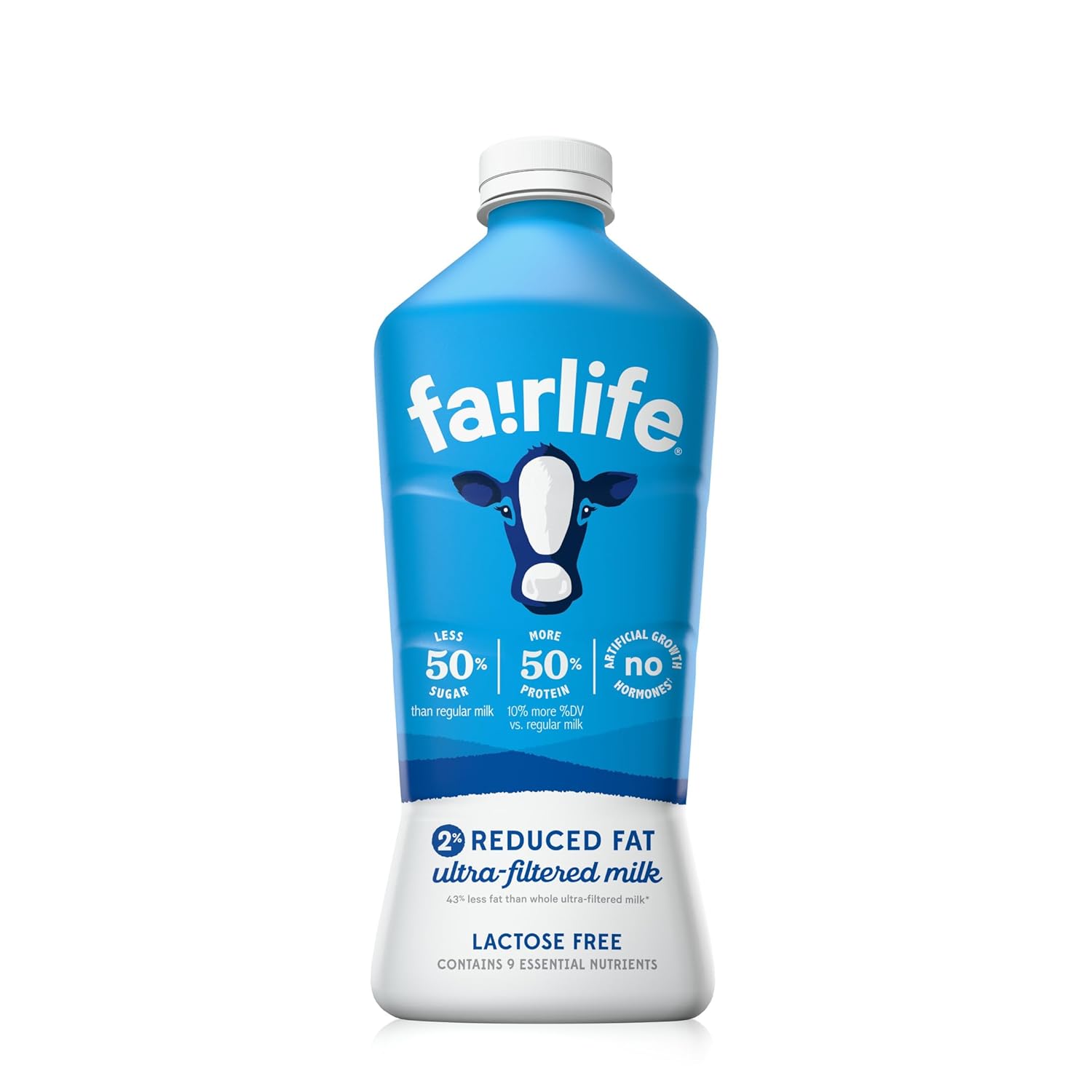 Fairlife 2% Reduced Fat Ultra-Filtered Milk – Lactose-Free, 52 Fl Oz