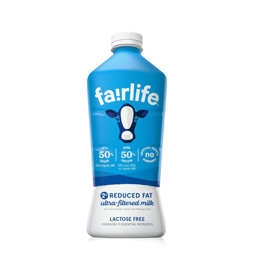 Fairlife 2% Reduced Fat Ultra-Filtered Milk – Lactose-Free, 52 Fl Oz