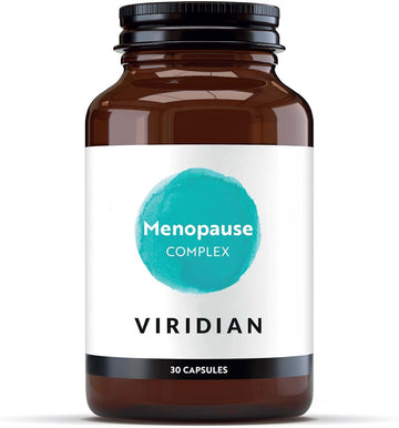 Viridian - Menopause Complex - 30 Capsules With Hops, Lemon Balm, Saffron & Sage | Formulated By Qualified Nutritionists | Optimal Potency | Exclusively Active Ingredients | Vegan
